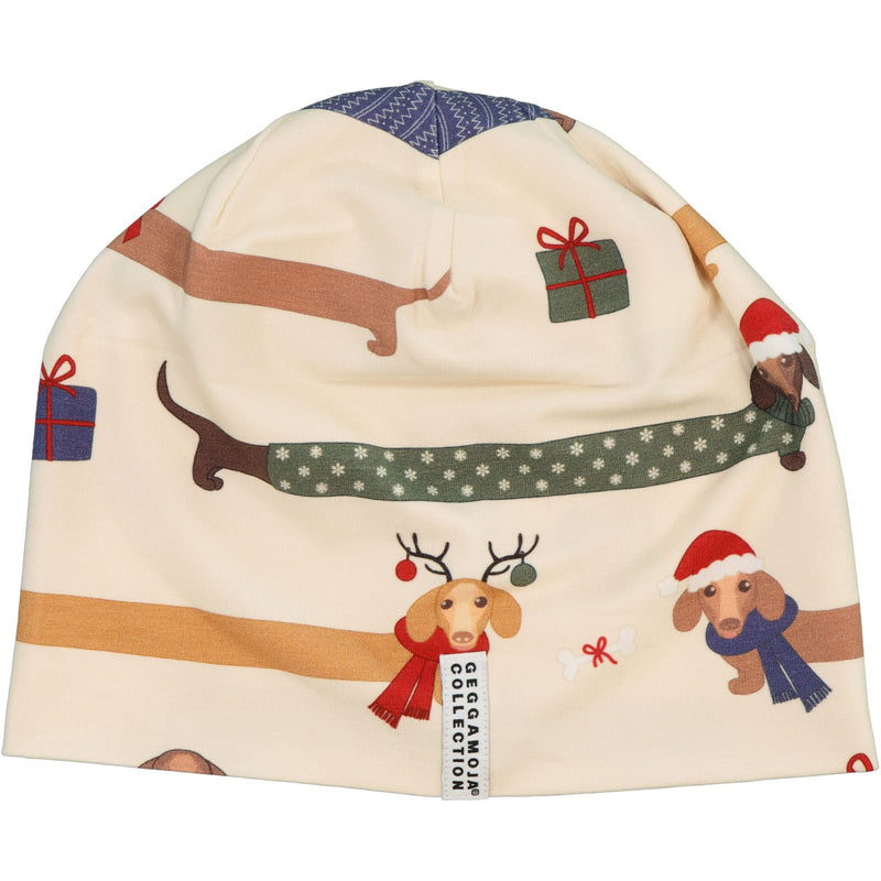 Santa Wiener Dog Beanie
