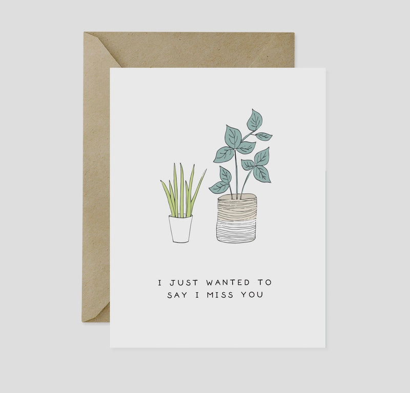 Miss You Card