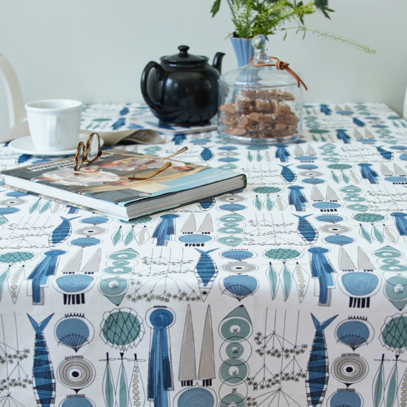 Tablecloth Picknick Blue and Beige