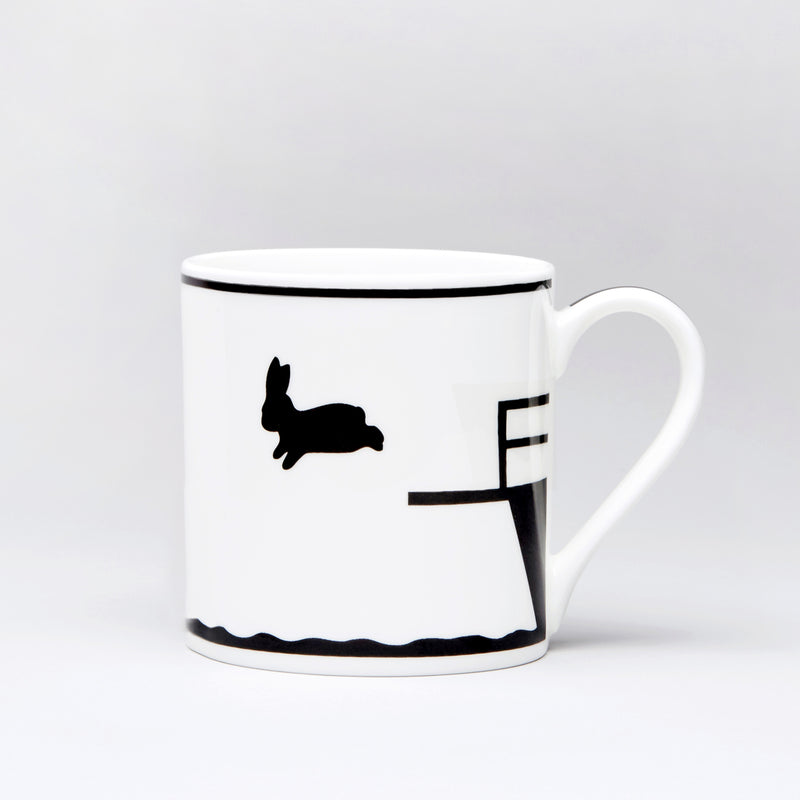 Mug Diving Rabbit