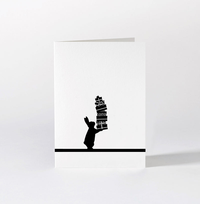 Card Present Giving Rabbit