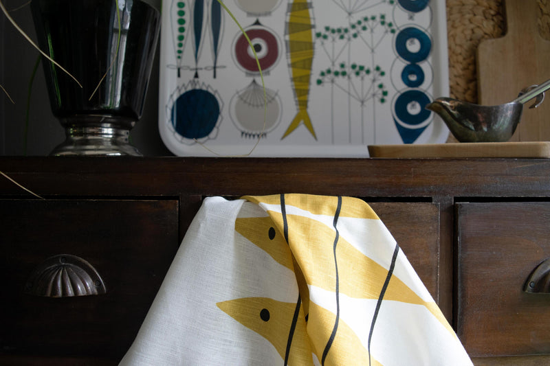 Kitchen Towel Yellow Herring